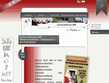 Tablet Screenshot of fachschaftsrat-mb.de